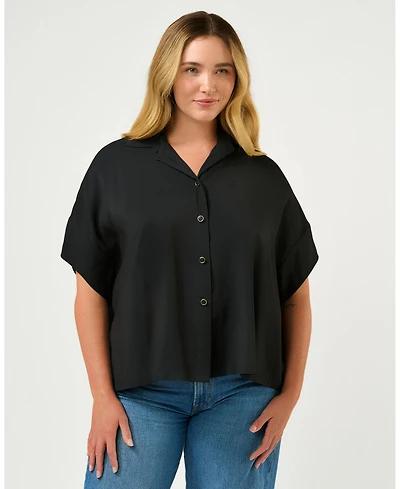 Estelle Plus Size Lela Oversized Cupro Top