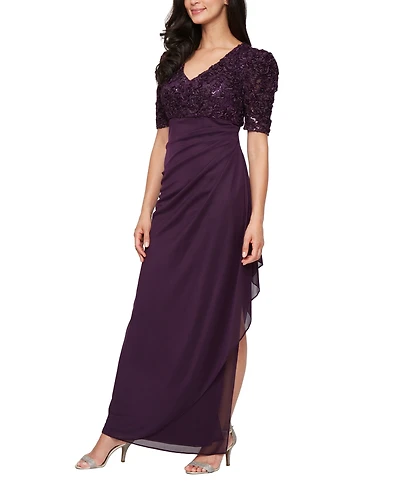 Alex Evenings Petite Empire Waist Dress