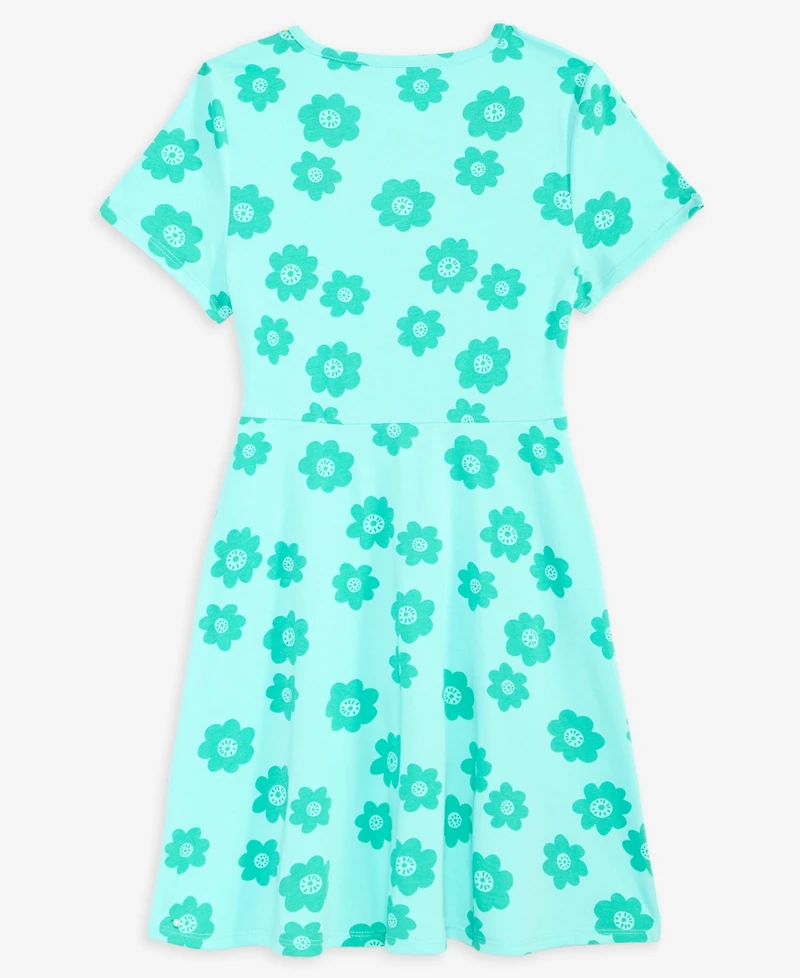 Epic Threads Girls 5-20 Floral Print Short-Sleeve Dress, Macy's Exclusive