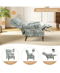 Alexander Traditional Manual Recliner With Variety Fabric