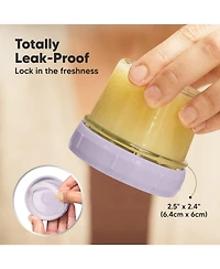 KeaBabies 12pk Prep Baby Food Storage Containers, 4 oz Leak-Proof, Bpa Free Glass Jars for Feeding