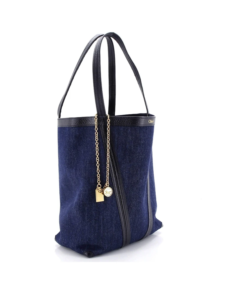 Pre-Owned Chloe Medium Spin Tote Denim