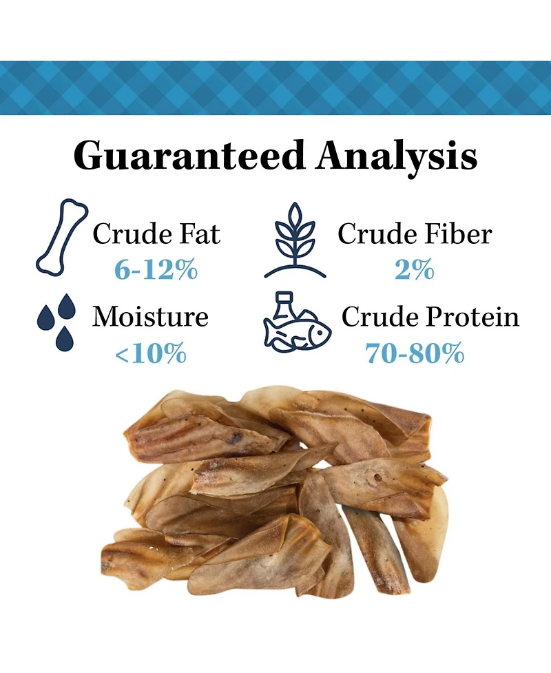 Country Living Natural Cow Ears Dog Chews – 10 Count Bag – All-Natural, Single-Ingredient, Long-Lasting Dog Chews – High-Protein, Low-Fat, Rawhide-Fre