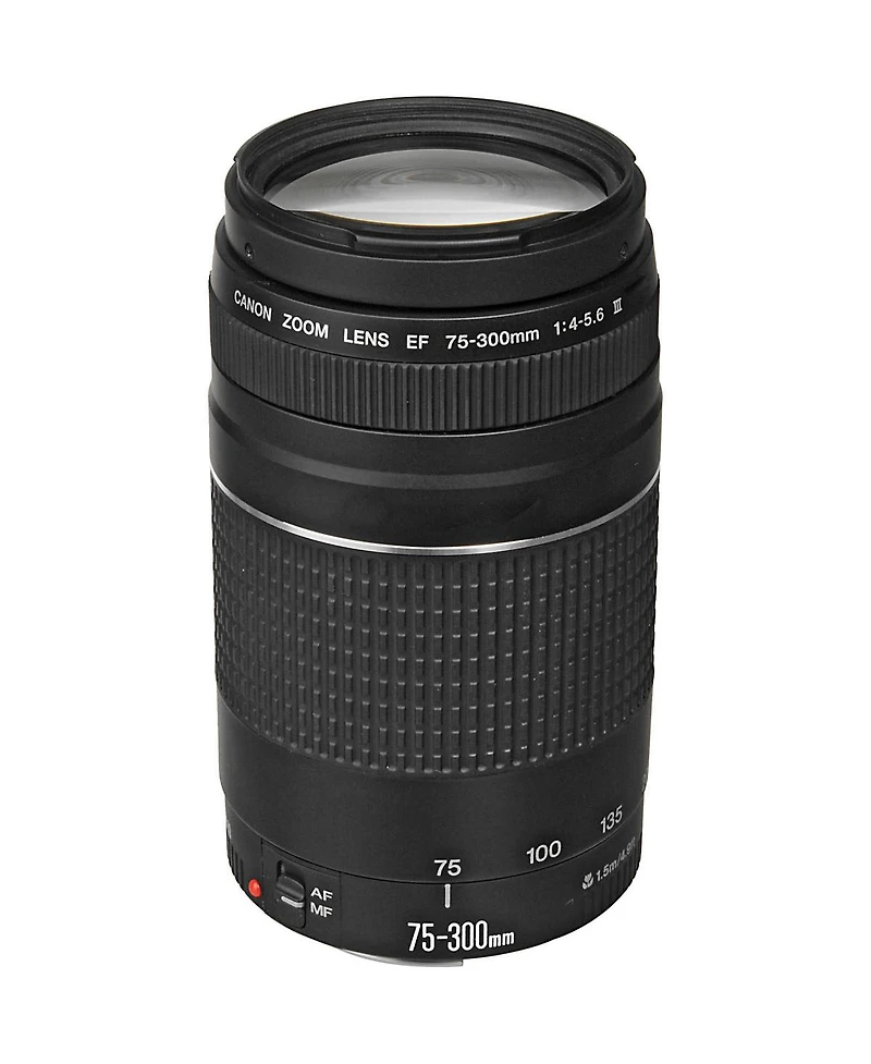 Canon Ef 75-300mm f/4-5.6 Iii Lens, Bundle with ProOptic 58mm Mc Uv Filter, Lens Cap Tether, Professional Lens Cleaning Kit