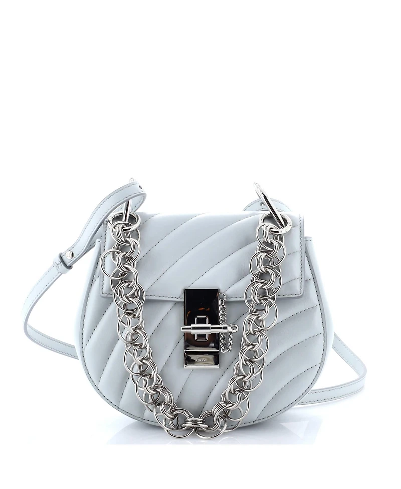 Pre-Owned Chloe Small Drew Bijou Crossbody Bag Quilted Leather
