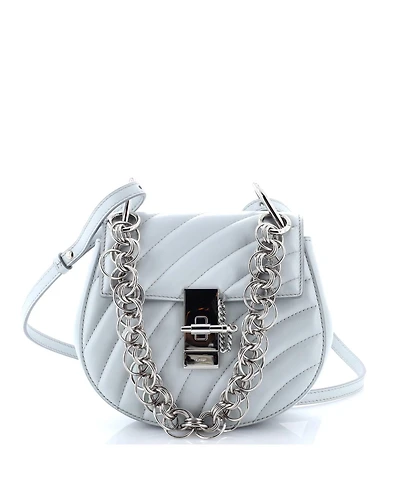 Pre-Owned Chloe Small Drew Bijou Crossbody Bag Quilted Leather