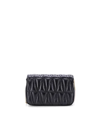 Pre-Owned Versace Virtus Clutch on Chain Quilted Leather