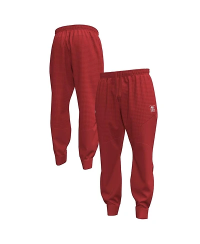 Under Armour Men's Red Wisconsin Badgers 1980 Throwback Unstoppable Fleece Jogger Pants