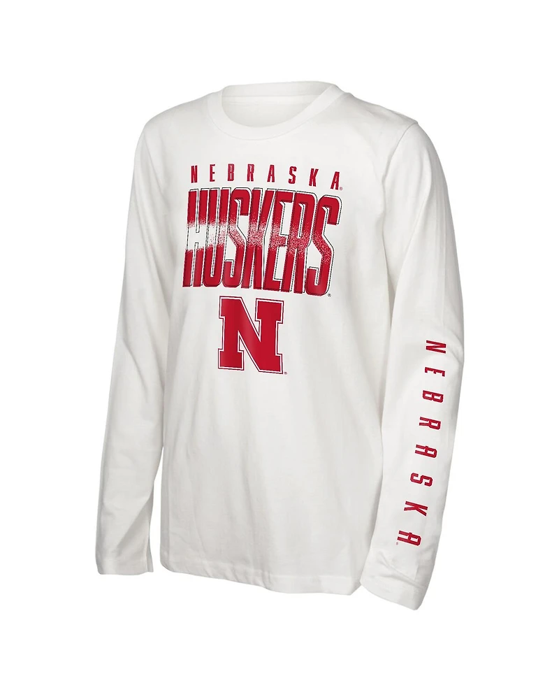 Outerstuff Preschool Nebraska Huskers Mix 3-in-1 Combo T-Shirt Set