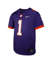 Nike Big Boys and Girls 1 Purple Clemson Tigers Untouchable Replica Game Jersey