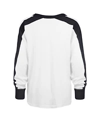 '47 Brand Women's White Penn State Nittany Lions Premier Caribou Raglan Long Sleeve T-Shirt