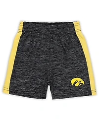 Wes & Willy 2-Piece Toddler Iowa Hawkeyes Cloudy Yarn T-Shirt and Shorts Set