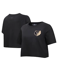 Pro Standard Women's Black Memphis Grizzlies Holiday Glam Boxy T-Shirt