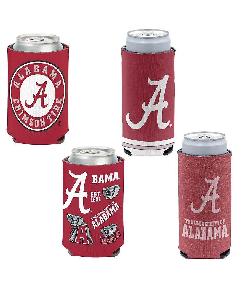 Wincraft Alabama Crimson Tide 4-Pack 12oz. Can Slim Can Cooler Set