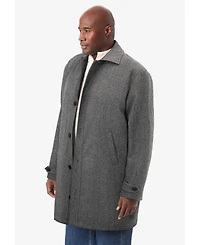 KingSize Big & Tall Wool Dress Coat