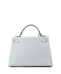 Pre-Owned Hermes Kelly Handbag Epsom with Palladium Hardware