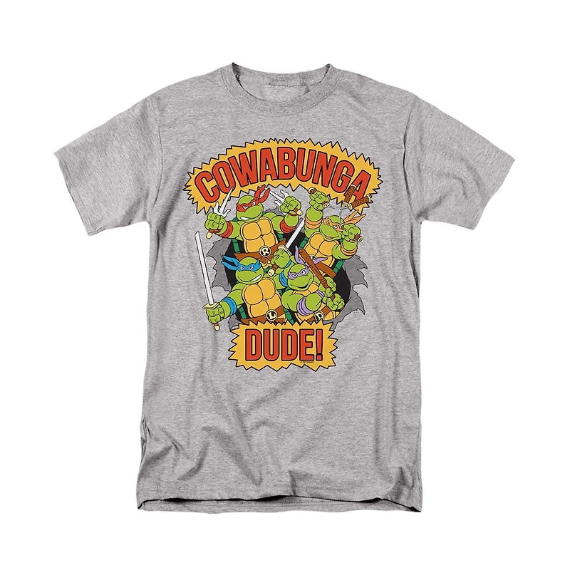 Logovision Men's Classic Tmnt Teenage Mutant Ninja Turtles Cowabunga Dude T Shirt