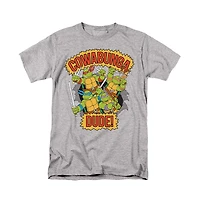 Logovision Men's Classic Tmnt Teenage Mutant Ninja Turtles Cowabunga Dude T Shirt