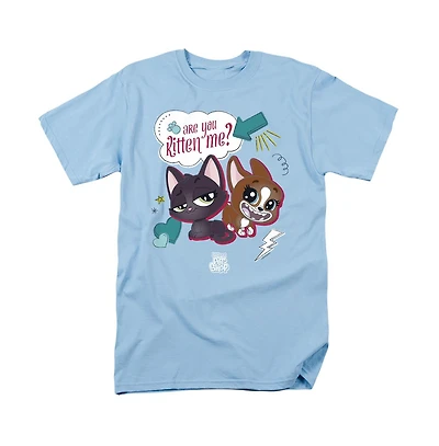 Logovision Men's Littlest Pet Shop Puppy are you Kitten Me? T Shirt