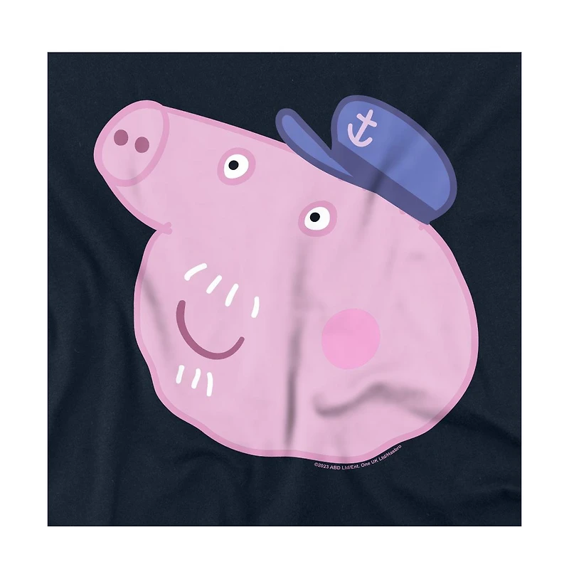 Logovision Men's Peppa Pig Grandpa Face T Shirt