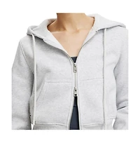 Cotton On Women's Premium Cropped Zip Through Hoodie