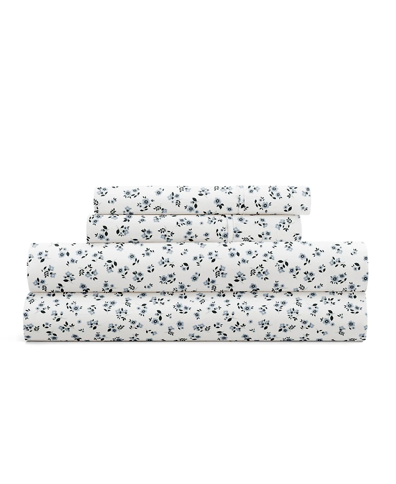 ienjoy Home Delicate Blossoms 4-p.c. Sheet Set