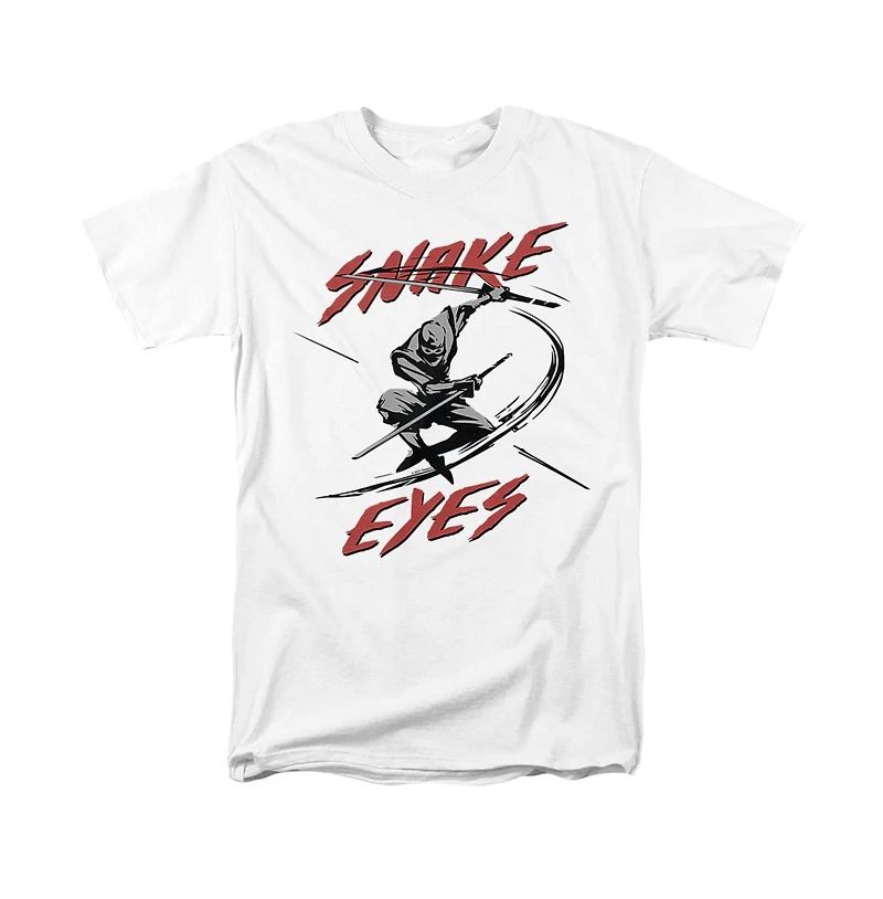 Logovision Men's Snake Eyes G.i. Joe Origins Brushed Strike T Shirt