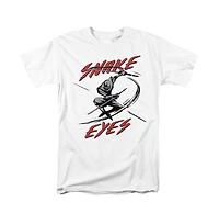Logovision Men's Snake Eyes G.i. Joe Origins Brushed Strike T Shirt