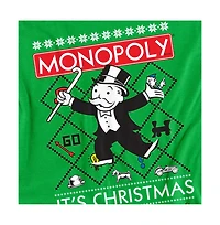 Logovision Men's Monopoly It's Christmas Ugly Sweater T Shirt