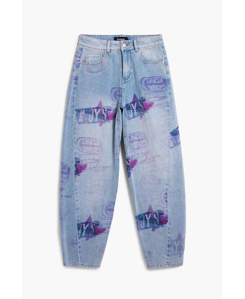 Desigual Women's Balloon Collage jeans