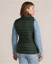 Lands' End Women's Plus Wanderweight Packable Down Vest