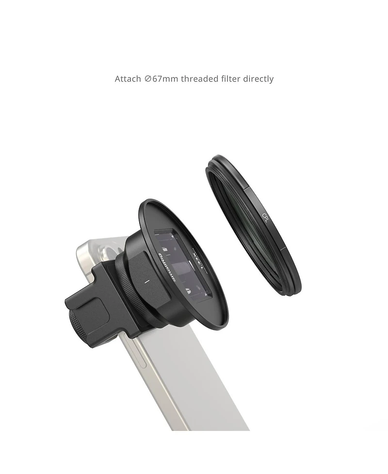 SmallRig 1.33x Anamorphic Lens for Mobile Phone, T-Mount