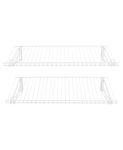 Rubbermaid FG3H9100WHT Configurations Accessories 26-Inch Shelving Kit, White