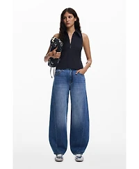 Desigual Women's Baggy jeans with seams