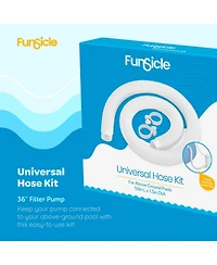 Funsicle 59"x1.5" Universal Replacement Hose Kit for Above Ground Swimming Pool