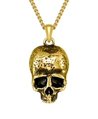 Vincero Men's Memento Mori Pendant Necklace in Gold-Tone Stainless Steel