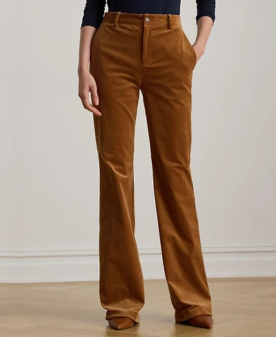 Lauren Ralph Women's High Rise Corduroy Flare Pants