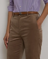 Lauren Ralph Women's High Rise Corduroy Flare Pants