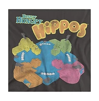 Logovision Men's Hungry Hippos Time to Play T Shirt