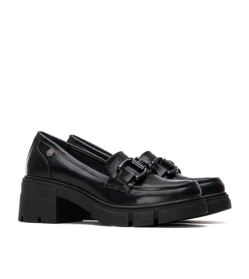 Women's Casual Heeled Loafers Refresh Collection By Xti