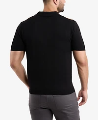 Spring + Mercer Men's Stripe Polo Sweater