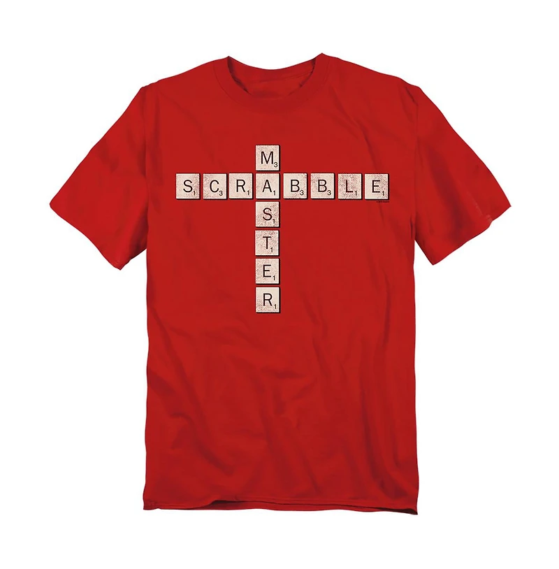 Logovision Men's Scrabble Master of T Shirt