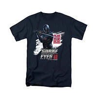 Logovision Men's Snake Eyes G.i. Joe Origins Brush T Shirt