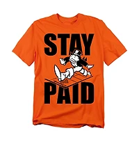 Logovision Men's Monopoly Pass Go, Stay Paid T Shirt