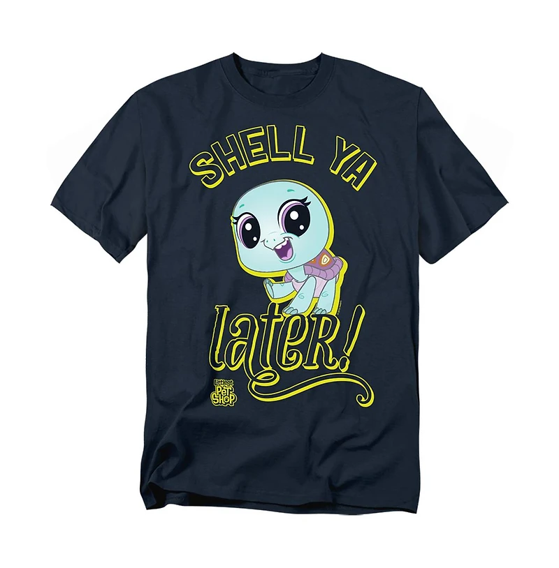Logovision Men's Littlest Pet Shop Shell Ya Later Turtle! T Shirt