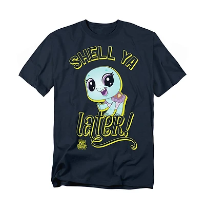 Logovision Men's Littlest Pet Shop Shell Ya Later Turtle! T Shirt