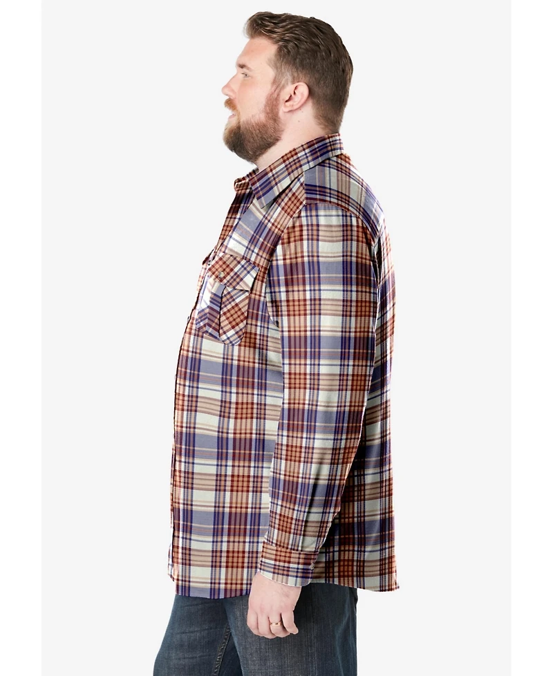 KingSize Big & Tall Signature Plaid Flannel Shirt