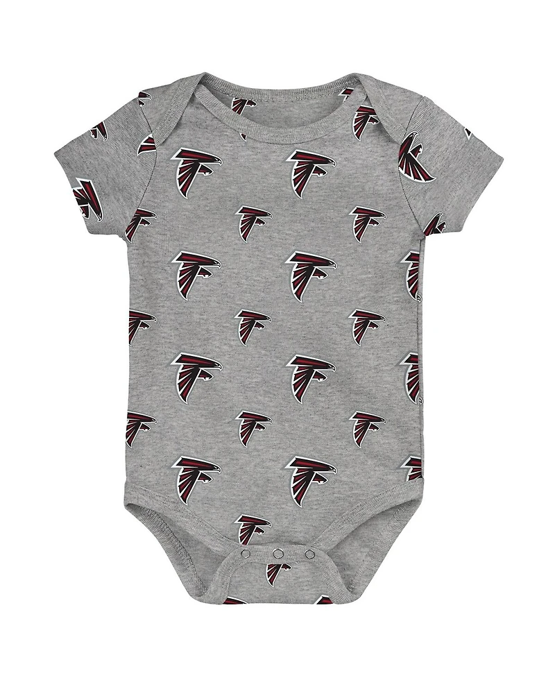Outerstuff Newborn 3-Piece Atlanta Falcons Little Tike Bodysuit Set