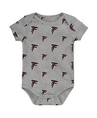 Outerstuff Newborn 3-Piece Atlanta Falcons Little Tike Bodysuit Set