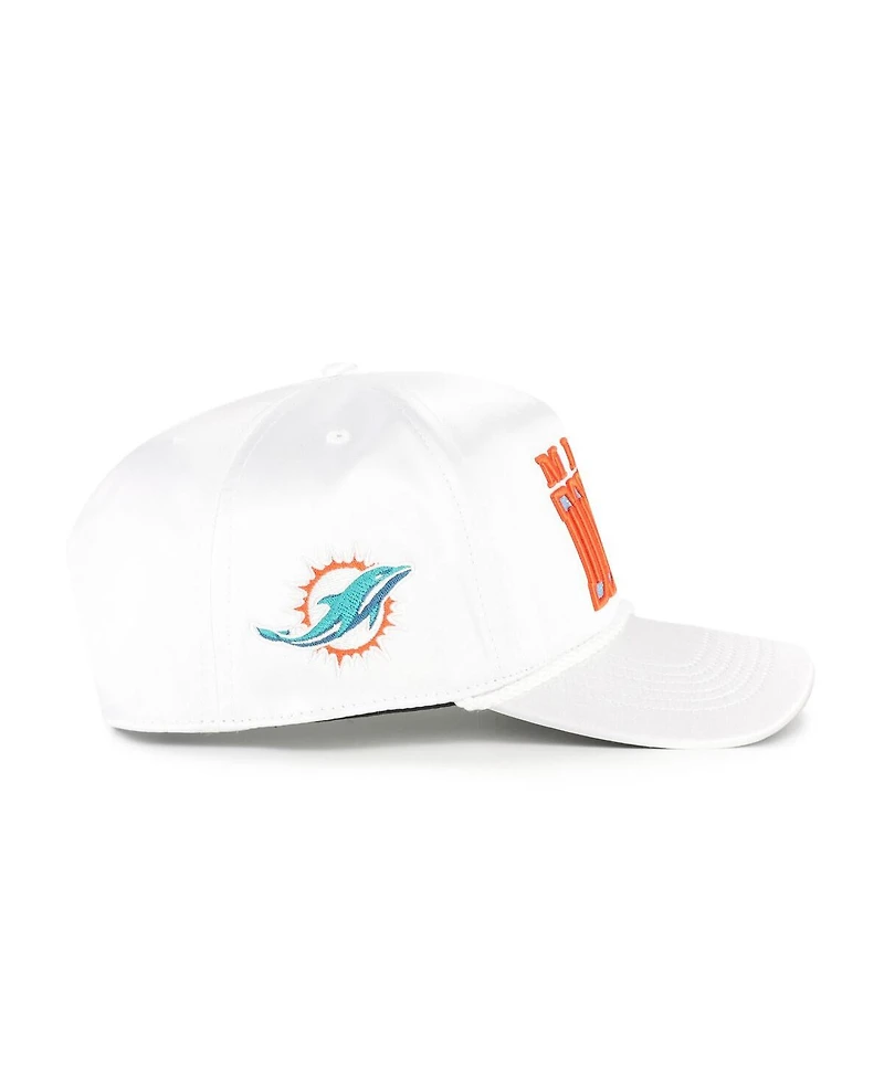 '47 Brand Women's White Miami Dolphins Outspoken Hitch Adjustable Hat